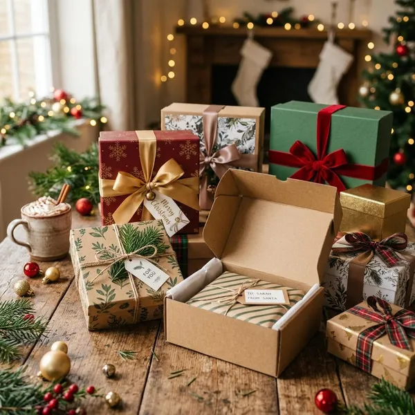 Soorten cadeauverpakking dozen voor kerst