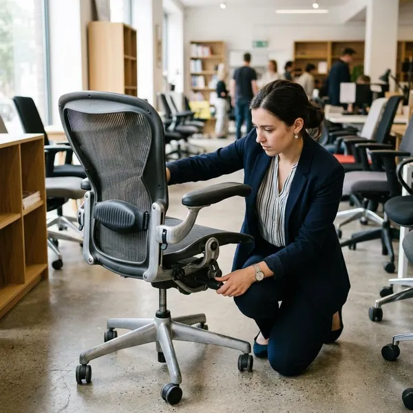 ergonomische stoel tweedehands