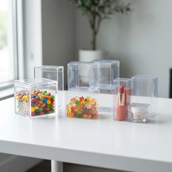 Transparante verpakking doos voor het juiste product